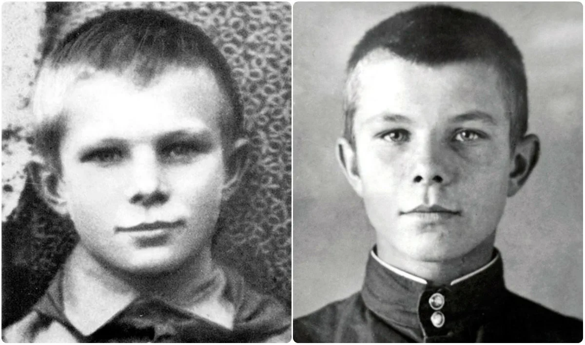 Сколько лет было в детстве. Гагарин в молодости. Фото Гагарина в детстве. Детство Юры Гагарина